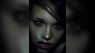 young girl eats 3 cocks at the disco