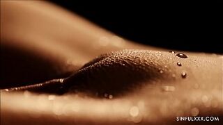 AMAZING threesome close up sex