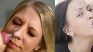 Scrolling cumshot compilation