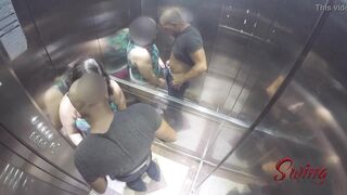 Sorayyaa and Leo Ogre were caught fucking in the elevator