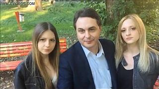 Andrea Dipre teach future pornstars how to do in park affairs