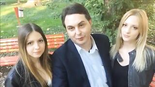 Andrea Dipre teach future pornstars how to do in park affairs