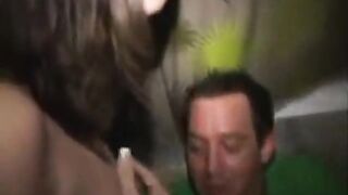 redhead college girl at party