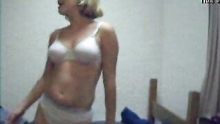 college girl tracey at UF dorm strip