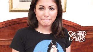 Cute teen with piercings stars in this casting video