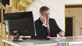 Babes - Office Obsession - Stress Relief starring Ella Hughes and Marc Rose clip