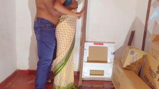 sri lanka amateur couple having sex in the office room.