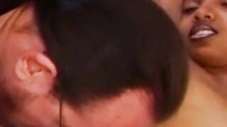Ebony amateur fucking oldman after oral