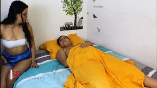 I help my disabled stepbrother with his erection - Spanish porn