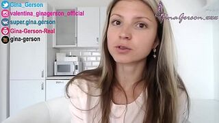 Gina Gerson , homevideo, interview, for fans, answer questions part 4, pornstar