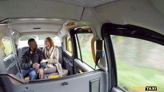 Fake Taxi British Redhead Lenina Crown and a Big Black Cock
