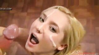 facial to blonde