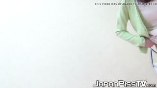 Pissing Japanese babes being naughty and having fun
