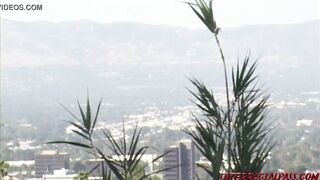 Blondes partying with big black cock dudes in orgy