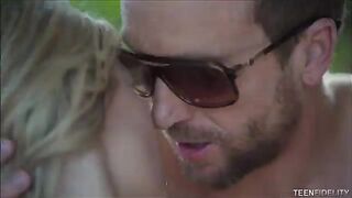 Athletic Blonde Model Passionately Fucks A Big White Cock