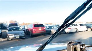 Back Seat Threesome with Kissa Sins and Alexis Monroe