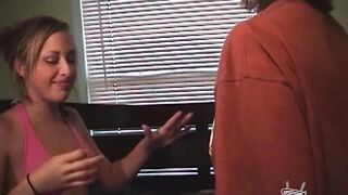 leihla leone and jenny pooh first time pussy taste and strapon