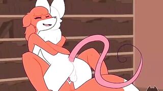 Futa furry fucks in library