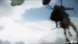 Nude Hot Girls Skydiving!