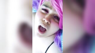 My Stepsister became a very horny bitch for the camera.