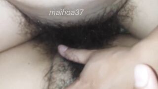 Fucking hairy and wet pussy