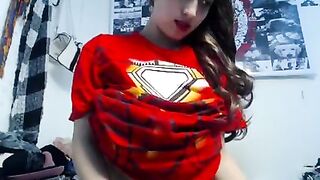 Young chubby dildo anal