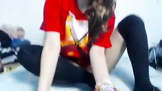 Young chubby dildo anal