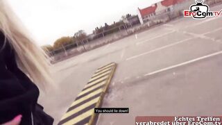 GERMAN SLUT PUBLIC PICK UP EROCOM DATE IN GARAGE POV STORY