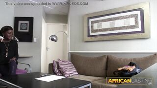 African Beauty Licks Ass for a Job