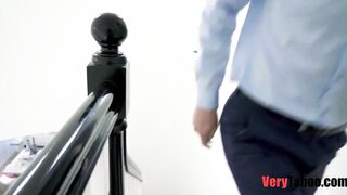Son Fucks Stepmom before Dad Ever Could