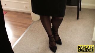 Milf submissive throated