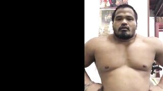 Massive thai bull [tags: muscle, bodybuilder, Asian, beefy, massive, thick, pecs, pec flexing, pec bouncing, chest, posing, flexing, hunk, muscular, off season]