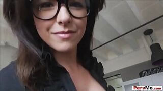 I did fuck my classy businesswoman looking hot stepmom