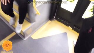 Houston Ebony Slut Drains Black Monster Cock On Public Bus
