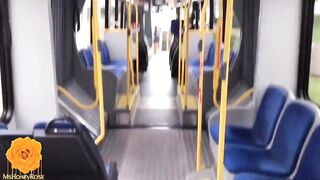 Houston Ebony Slut Drains Black Monster Cock On Public Bus