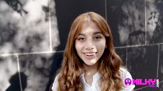 Beautiful Peruvian caught in public