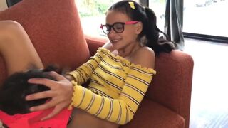 Hot student Kate Rich loses virginity with nerd