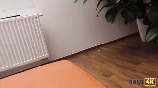 HUNT4K. Cash makes modest girl ready for dirty action