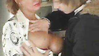 Horny Milf Fucks Over Breakfast