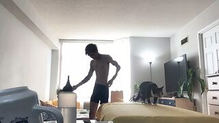 Legit RMT Korean Intern Gives In To 1st Asian Monster Cock