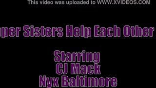 Stripper Teen Sisters Make Each Other Cum