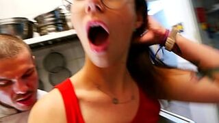 [Polish amateur couple] Chihuahua fuck with chef