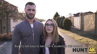 HUNT4K. He taught her to drive and fuck