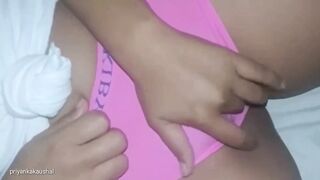 Indian School teen masturbates and gets her pussy fucked