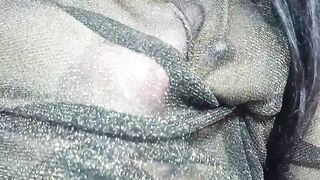Julia Carioca in White Legging pissed herself all over