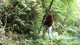 Girl gets bent over and fucked hard and fast in her pussy