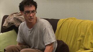 Dirty teen cuckolds her BF with her stepbrother in front of him!