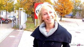 Cute German College Girl Picked Up and Fucked at Casting by Ugly Guy