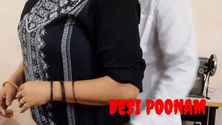 Desi Poonam fucked hard by tailor