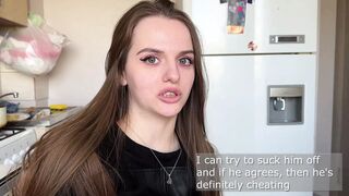 My girlfriend saw how I'm cheating on her and she liked it